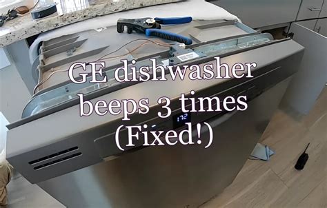 dishwasher beeps